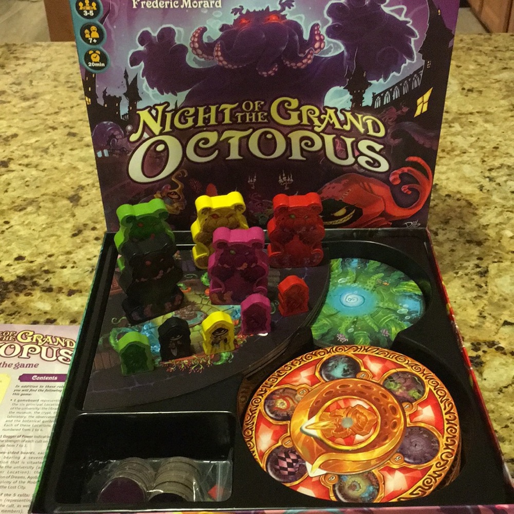 Night of the Grand Octopus Game LIKE NEW(MINT)🐙